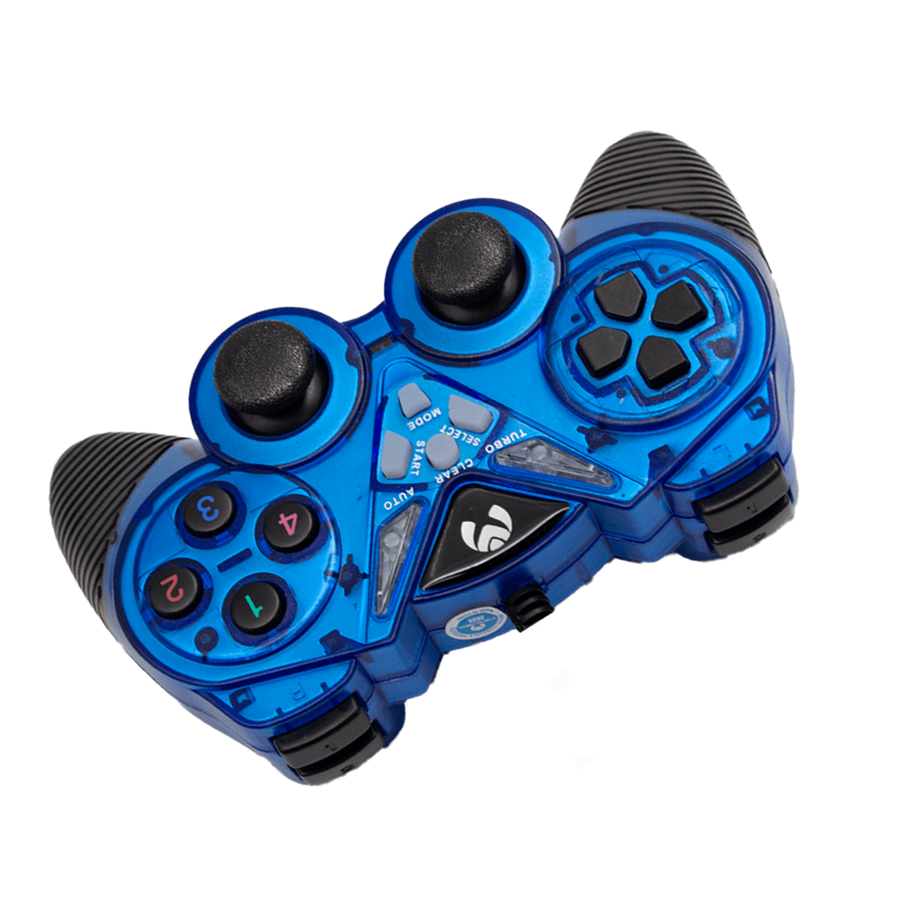 Mikuso Game Pad Double Shock Controller [GP - USB013 BK/BL] - Fastrak