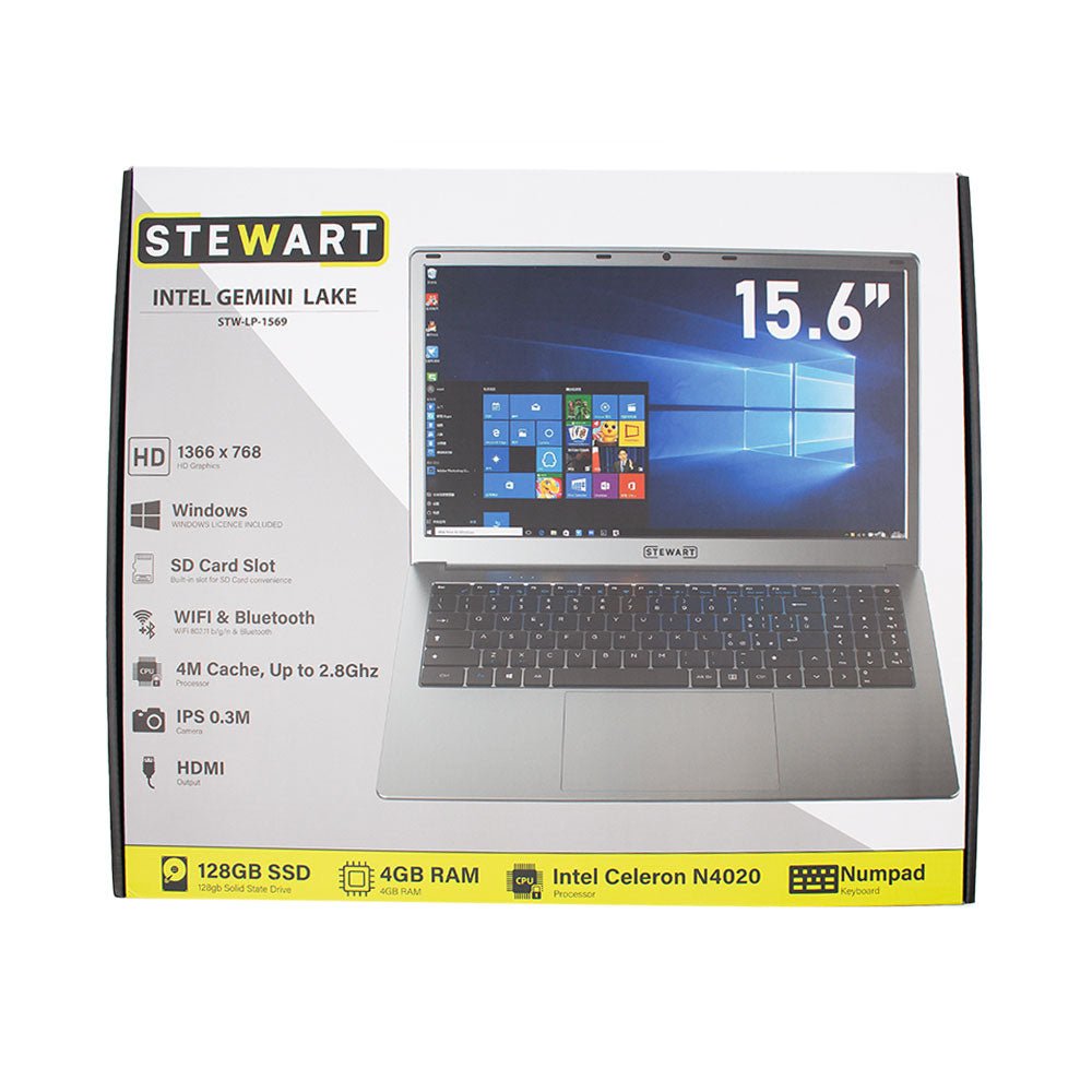 Stewart 15.6" Intel Gemini Lake Laptop [STW - LP - 1569] - Fastrak