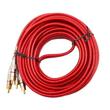 Ice Power 7MRCA Red Professional Double Shielded Cable [] - Fastrak
