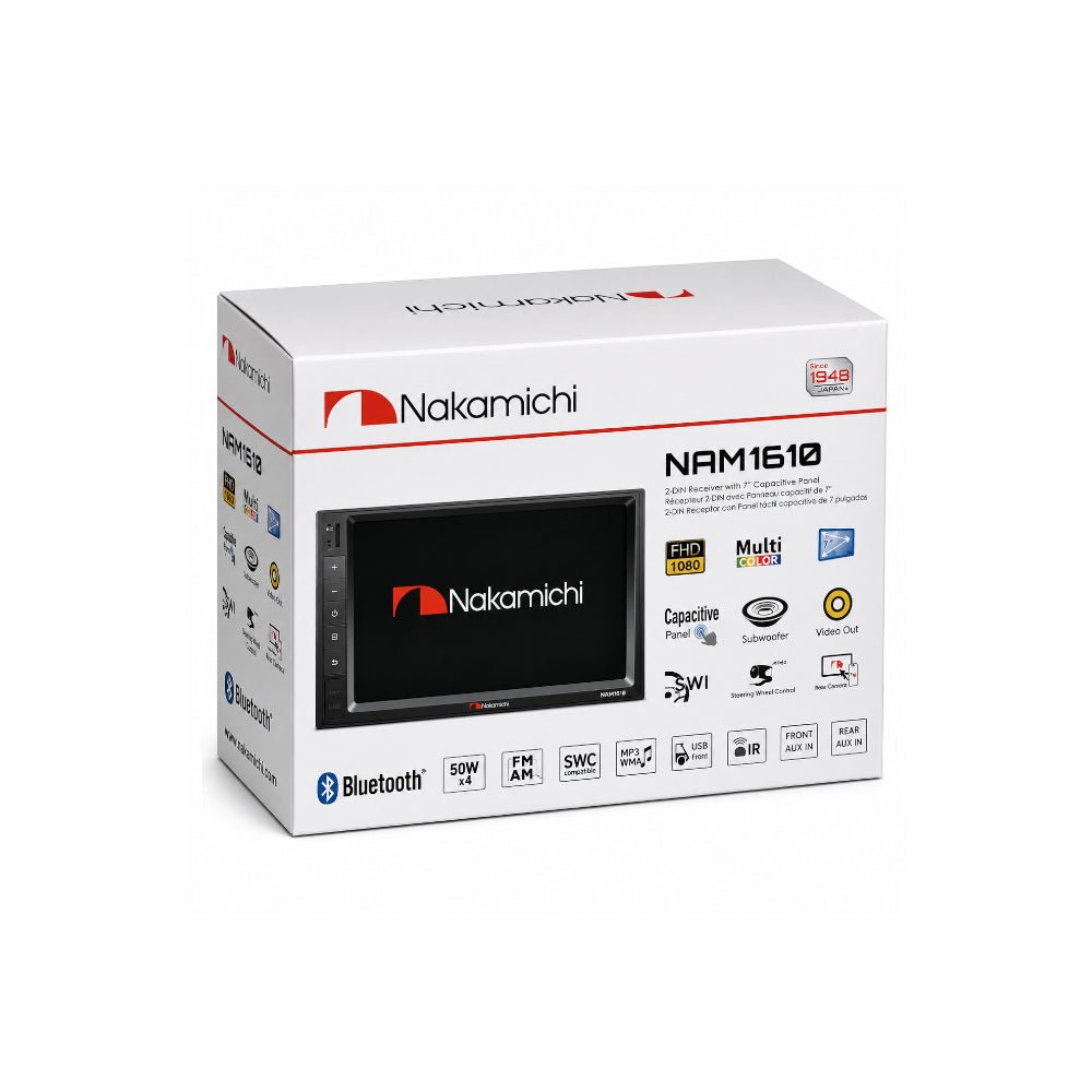Nakamichi 7" 2DIN Head Unit [NAM1610] - Fastrak