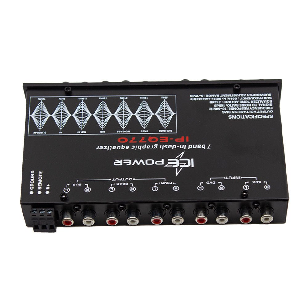 Ice Power 7 In - Dash Graphic Equalizer [IP - EQ770] - Fastrak