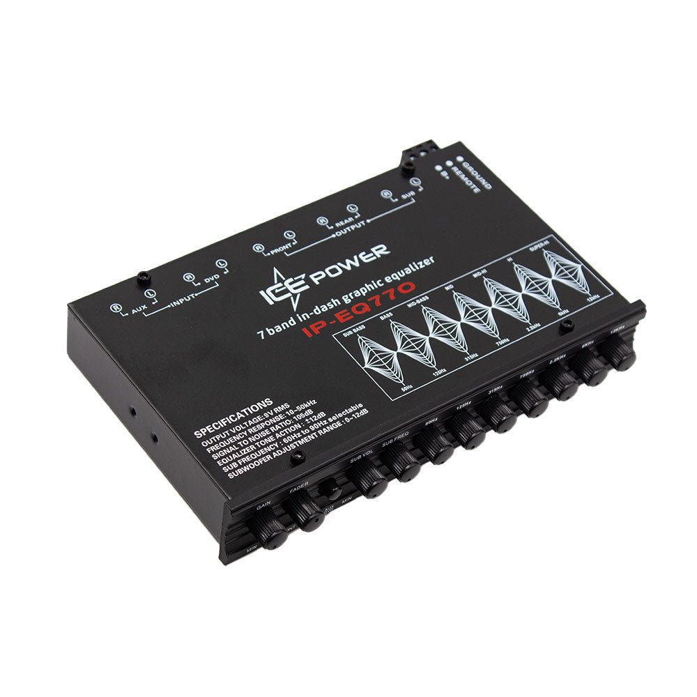 Ice Power 7 In - Dash Graphic Equalizer [IP - EQ770] - Fastrak
