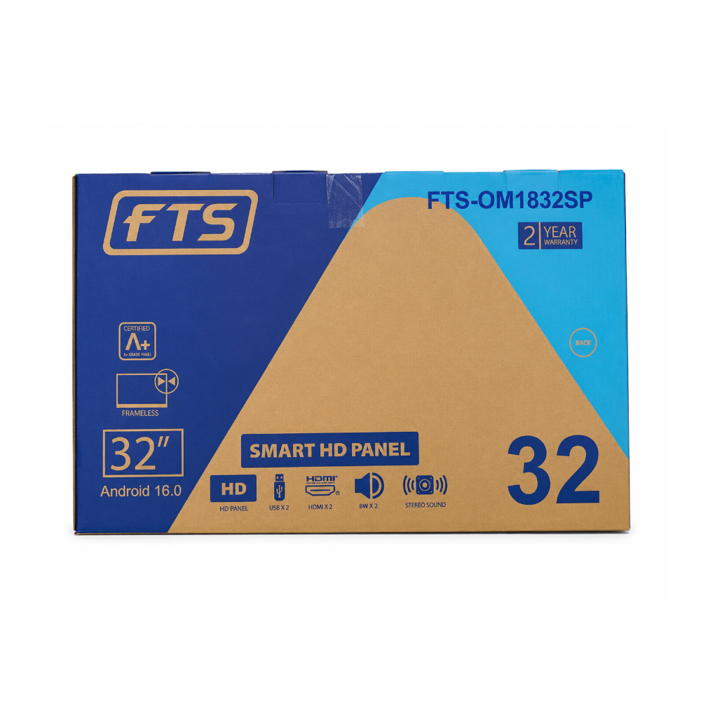 FTS 32''Smart Frameless HD Panel [OM1832SP] - Fastrak