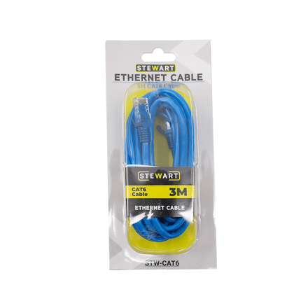 Stewart CAT6 Cable 3M Blue [STW - CAT6] - Fastrak