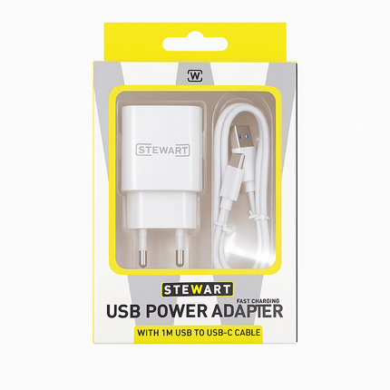 Stewart 1M USB - TYPE C Charger [STW - 2PWC] - Fastrak
