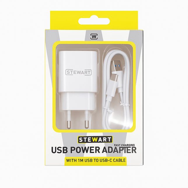 Stewart 1M USB - TYPE C Charger [STW - 2PWC] - Fastrak