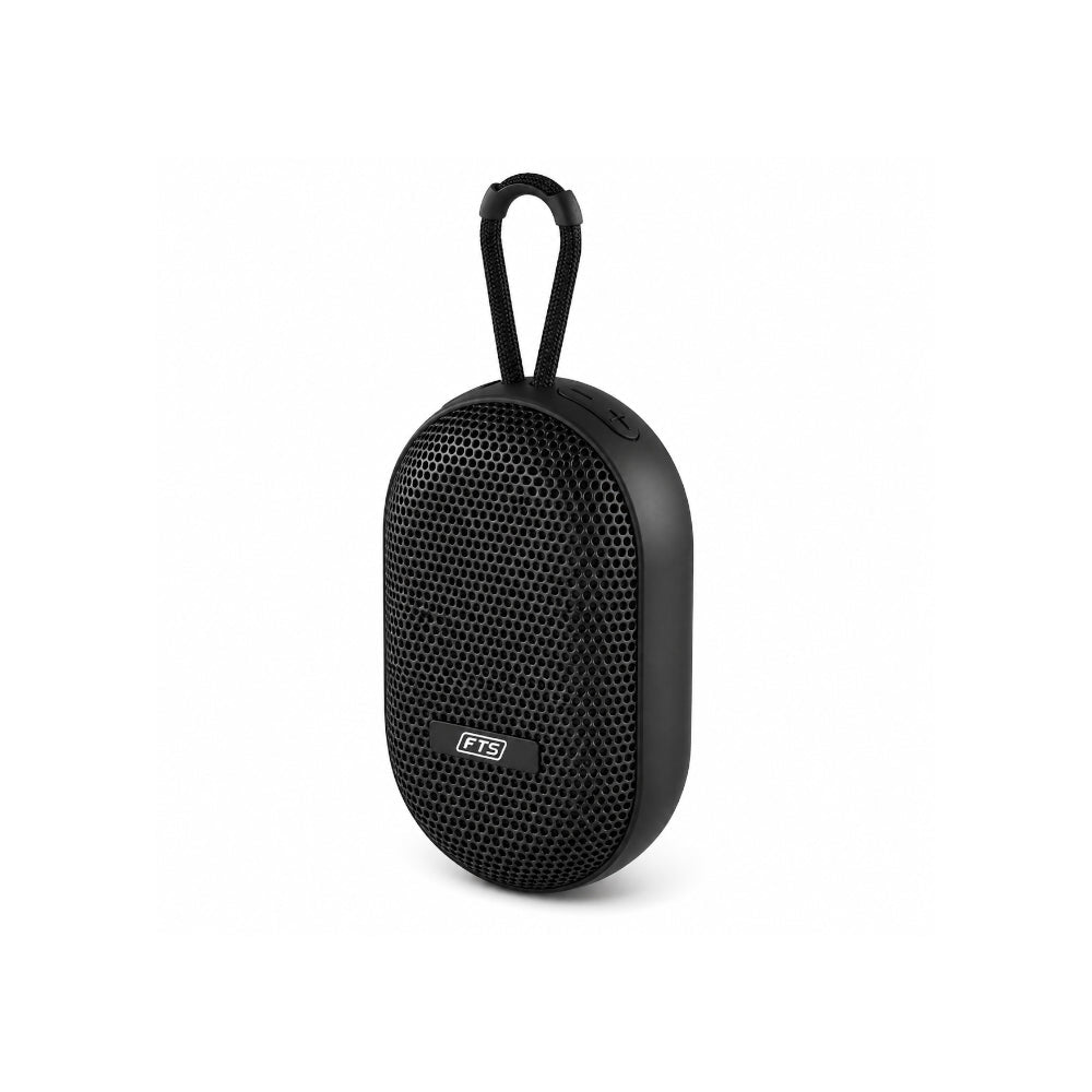FTS Jivepod Clip - On Portable Bluetooth Speaker (80 W) – Black - Fastrak