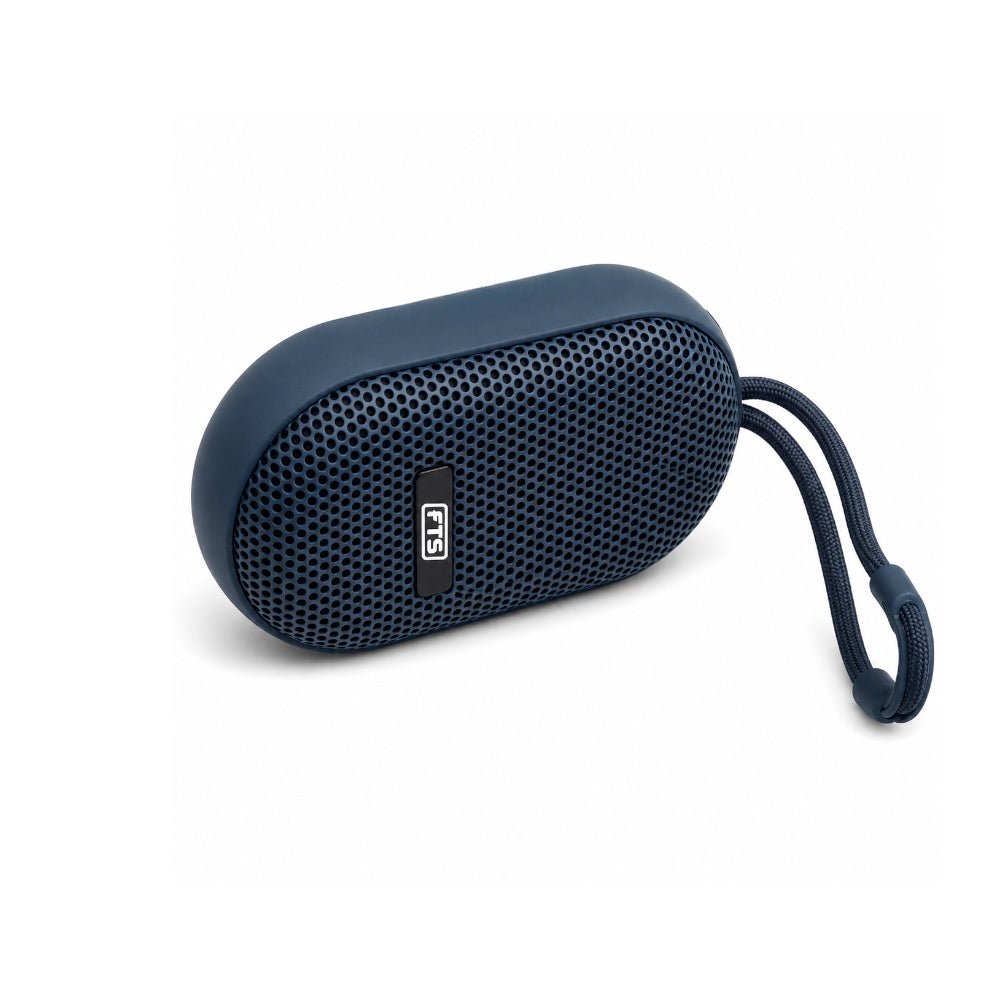 FTS Jivepod Clip - On Portable Bluetooth Speaker (80 W) – Blue - Fastrak