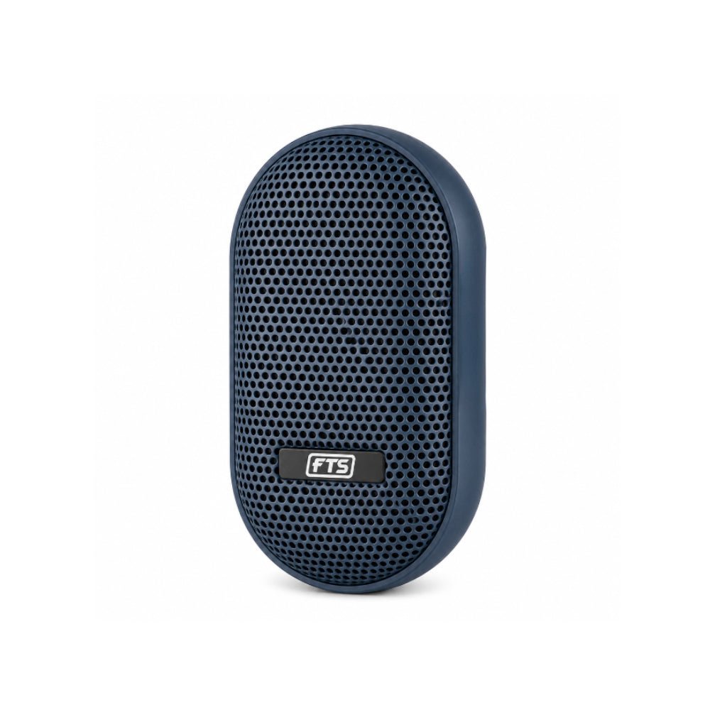 FTS Jivepod Clip - On Portable Bluetooth Speaker (80 W) – Blue - Fastrak