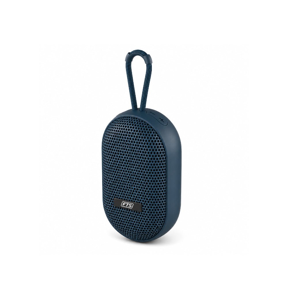 FTS Jivepod Clip - On Portable Bluetooth Speaker (80 W) – Blue - Fastrak
