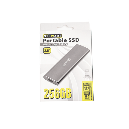 Stewart 256GB Portable Solid - State Drive [STW - ESSD] - Fastrak