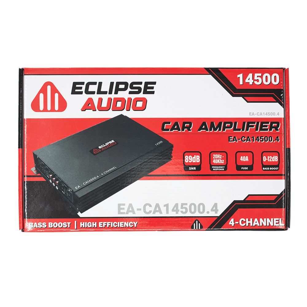 Eclipse 4 Channel Car Amplifier [EA-CA14500.4] - 4-Channels – Fastrak
