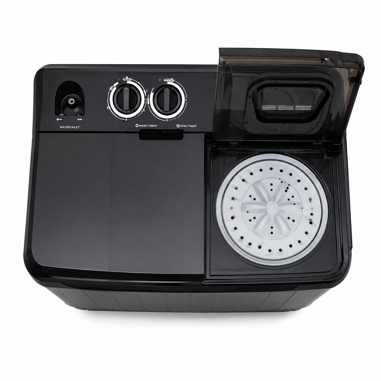 Treno 14kg Twin Tub Washing Machine Black [TTB140B]