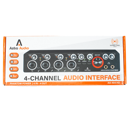 Astro Audio 4 Channel Audio Interface [AA - 404hd] - Fastrak