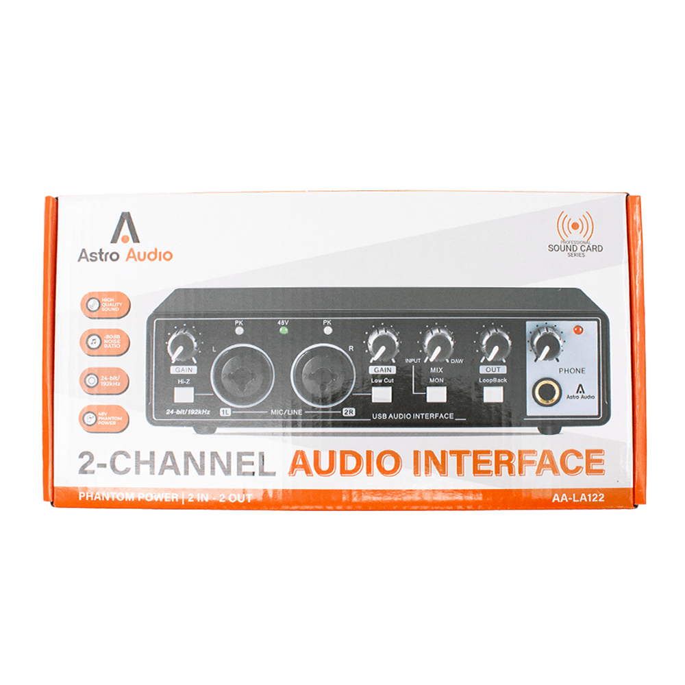 Astro Audio 2 Channel Audio Interface [AA - LA122] - Fastrak