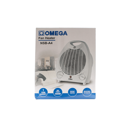 Omega 2000W Fan Heater [NSB - A4] - Fastrak