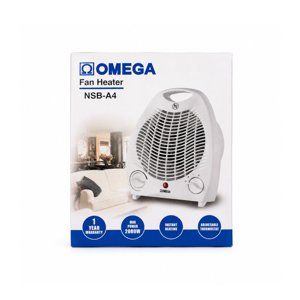 Omega 2000W Fan Heater [NSB-A4] - Fastrak