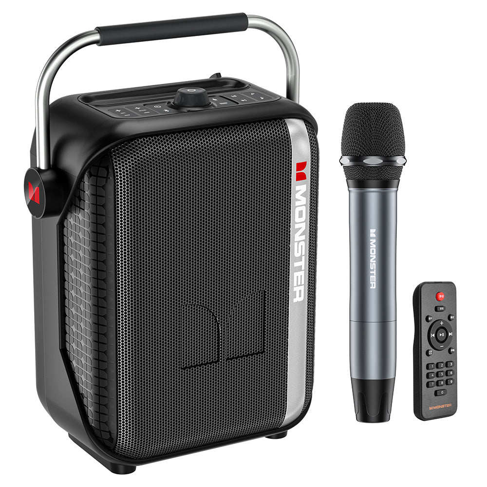 Monster Traveler Mini Portable Bluetooth Speaker Black [M184BK] - Fastrak