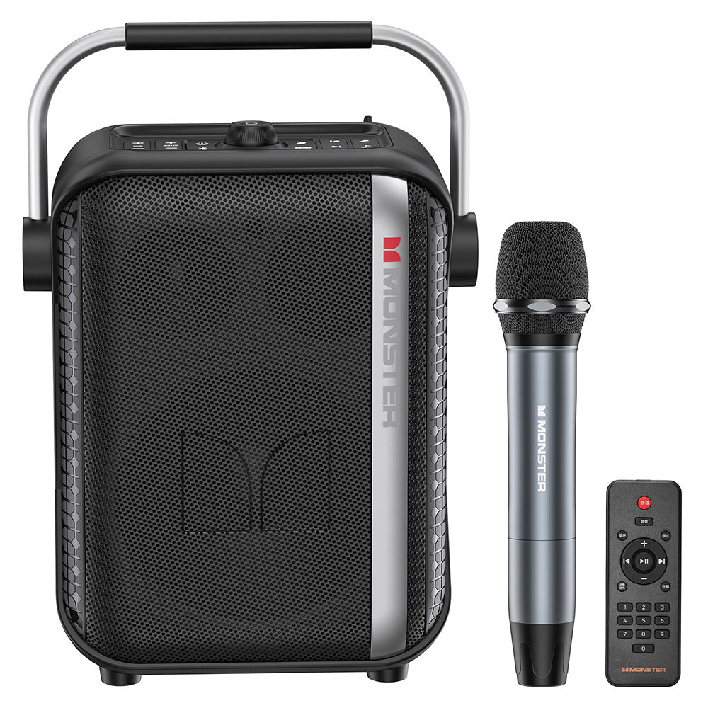 Monster Traveler Mini Portable Bluetooth Speaker Black [M184BK] - Fastrak