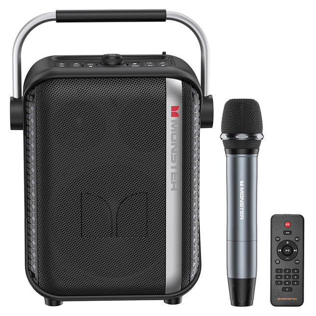 Monster Traveler Mini Portable Bluetooth Speaker Black [M184BK] - Fastrak