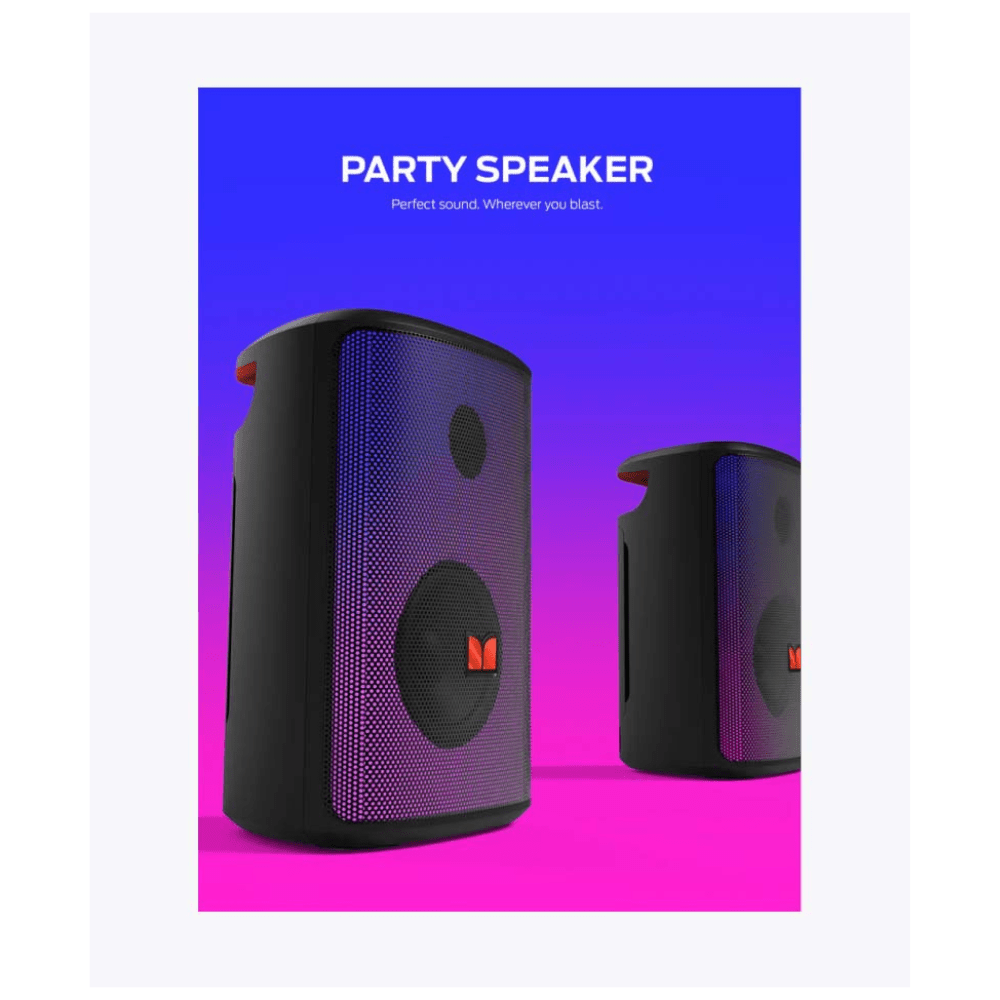 Monster Sparkle Portable Bluetooth Speaker with TWS Black [M172BK] - Fastrak