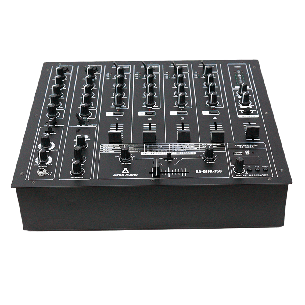 Astro Audio 5-Channel DJ Mixer [DJFX-750] - Fastrak