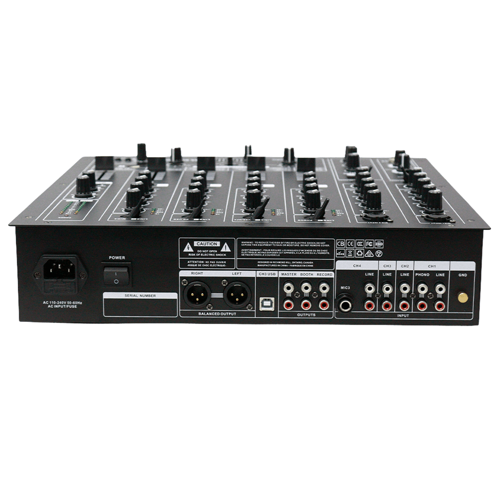 Astro Audio 5-Channel DJ Mixer [DJFX-750] - DJ Mixers – Fastrak