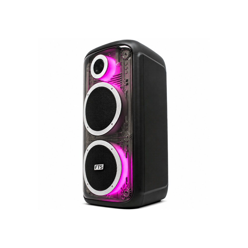Umlilo MKll 8" Double Portable Plastic Battery Speaker (FTS-187) - Fastrak