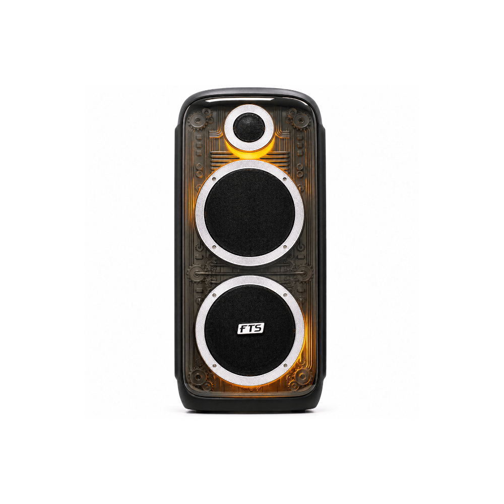 Umlilo MKll 8" Double Portable Plastic Battery Speaker (FTS-187) - Fastrak