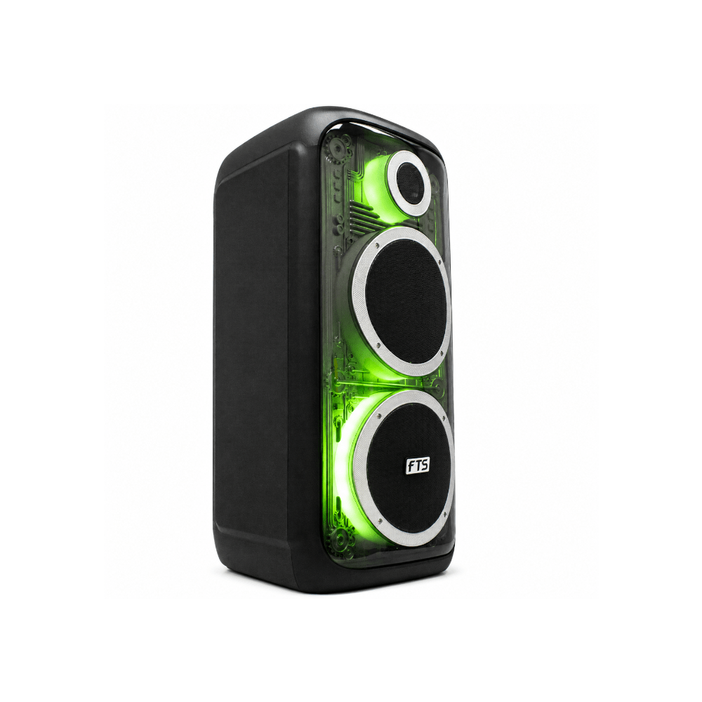 Umlilo MKll 8" Double Portable Plastic Battery Speaker (FTS-187) - Fastrak