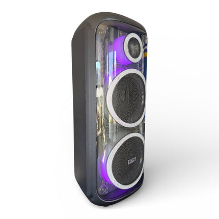 Gida MKII 10" Double Portable Plastic Battery Speaker [FTS-2104] - Fastrak