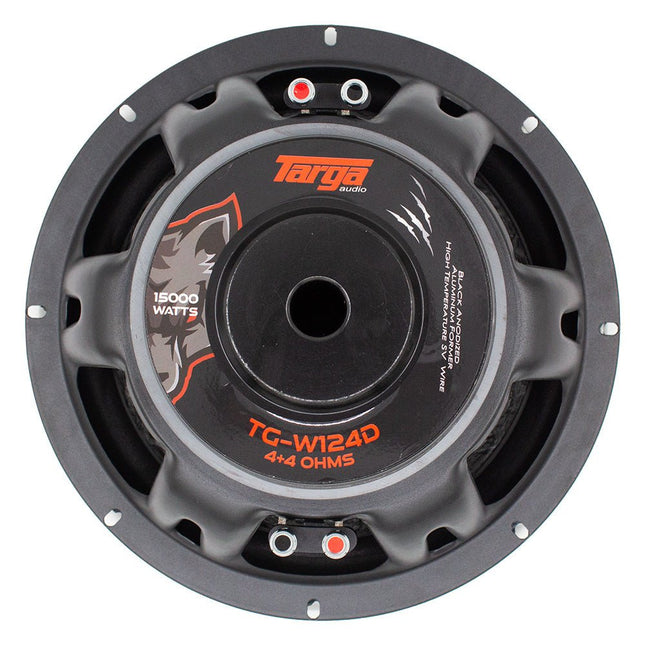 Targa 15000 W 12" Wolf Subwoofer [TG - W124D] - Fastrak