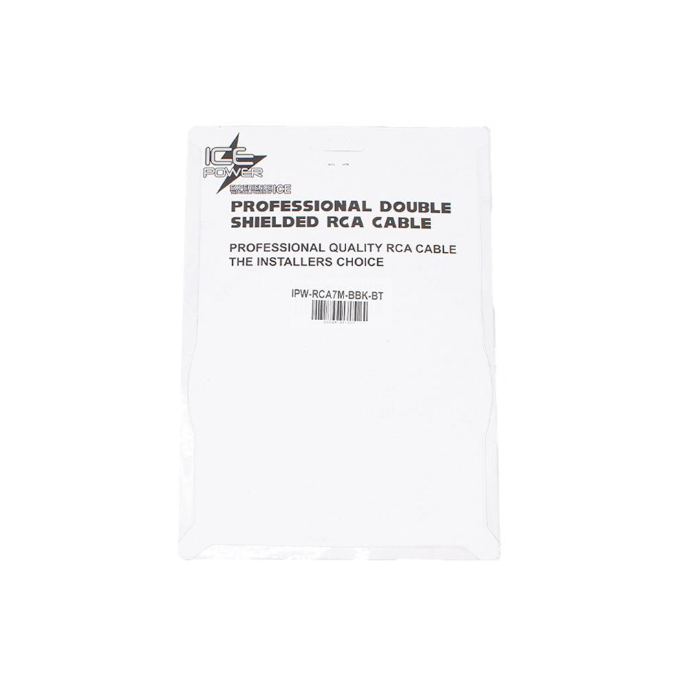 Ice Power (Blue) 7M 2RCA-2RCA Twisted Cable [IPW-RCA7M-BBK] - Fastrak