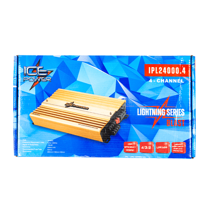 Ice Power 4 Channel Amplifier [IPL - 24000.4] - Fastrak