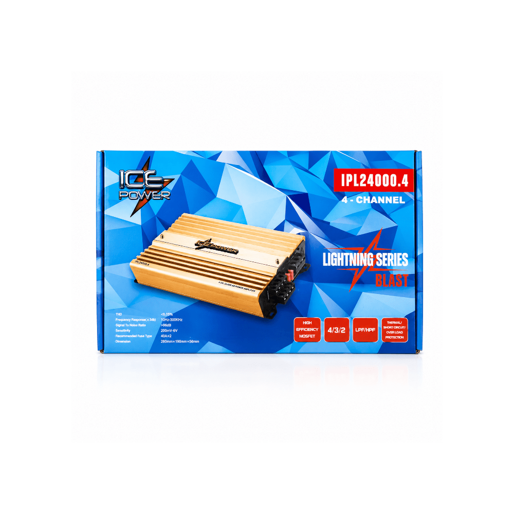 Ice Power 4 Channel Amplifier [IPL-24000.4] - Fastrak
