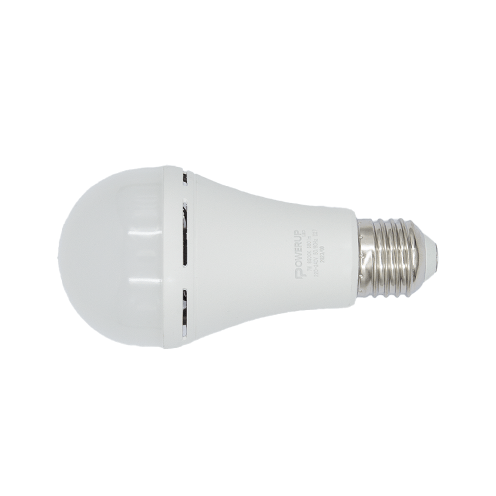 Power Up LED A60 Battery Back - Up 7W CW E27 - Fastrak
