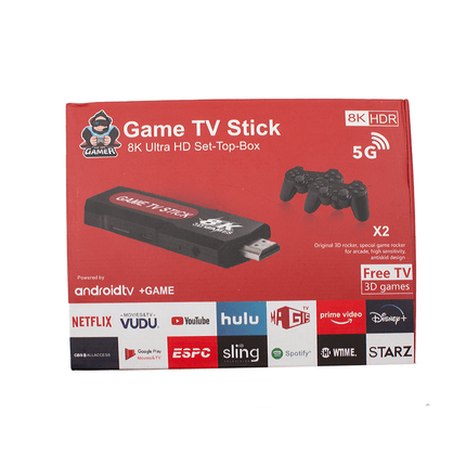 Stewart 8K 5G Ultra HD Game TV Stick Android Media Player [STW - U18] - Fastrak
