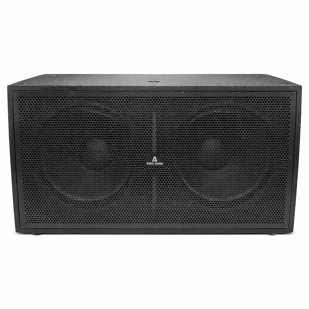 Astro Audio 18" 2X Bass Bin 1000W [AA-Pro218B] - Fastrak