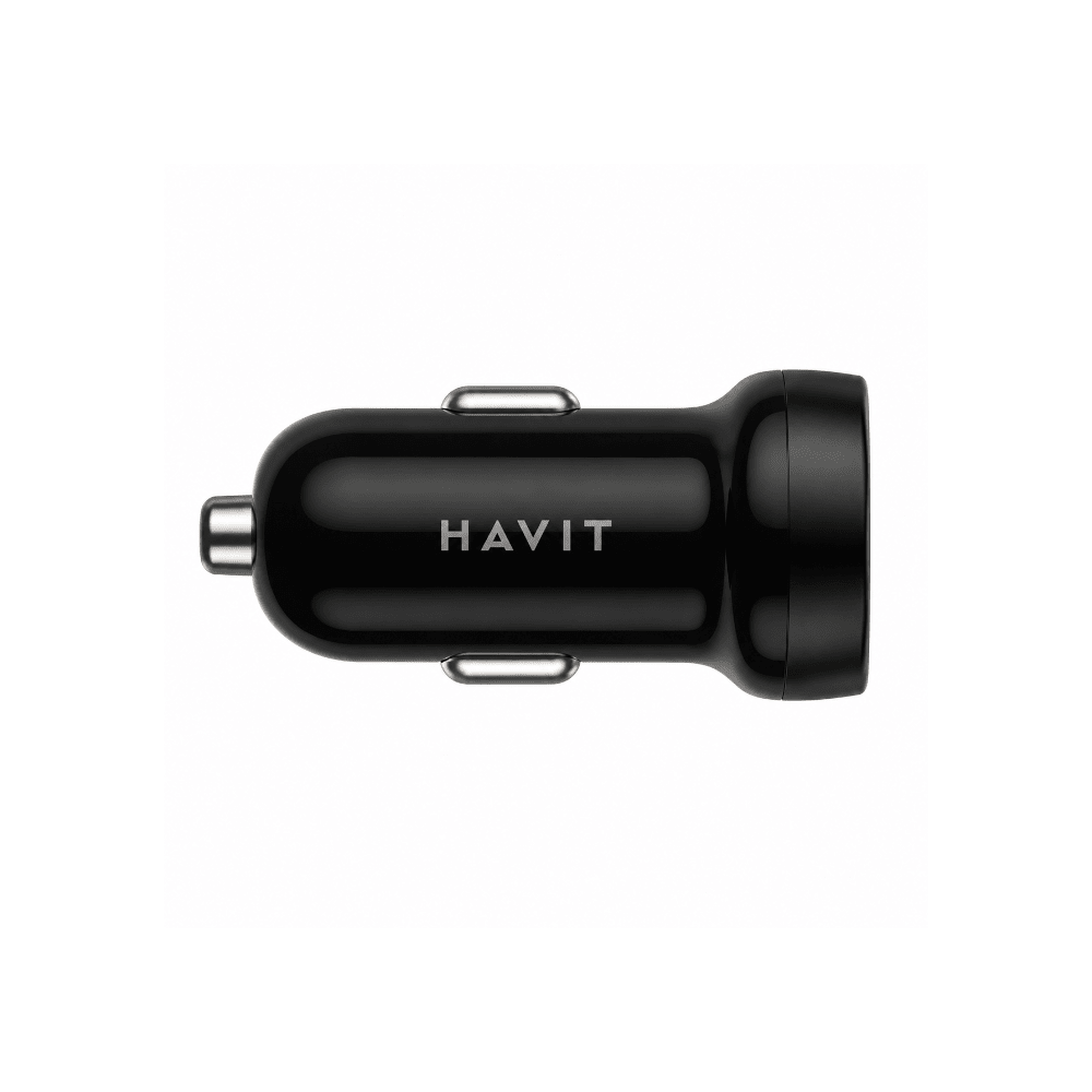 Havit Mobile Series-Car Charger Black [HV-CC2008 BK] - Fastrak