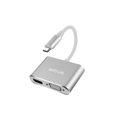 Astrum Type - C To VGA HDMI Adapter [DA660] - Fastrak