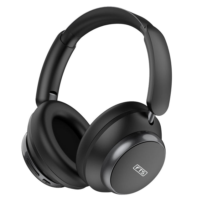 FTS ANC Bluetooth Headphone With Rotary Switch Black [FTS-TF5 BK] - Fastrak