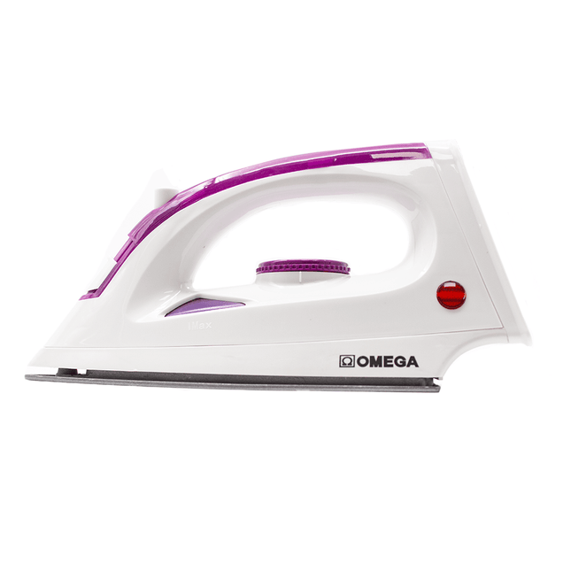 Omega Dry Steam Iron Purple + White [TS - 12C6] - Fastrak