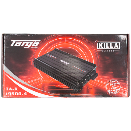 Targa 19500W Killa Series 4 Channel Amp [TA-K19500.4]