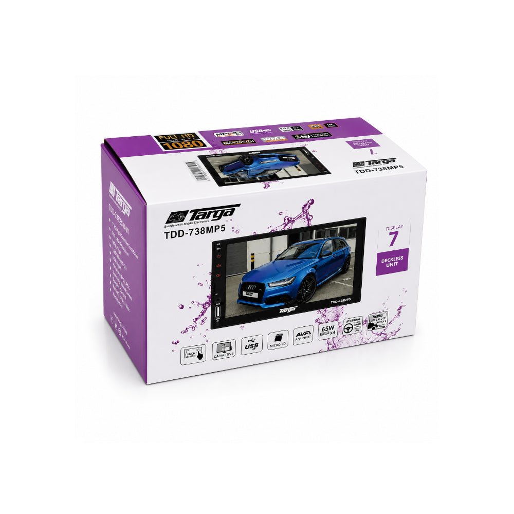 Targa Double Din Radio with Mirror Link [TDD - 738MP5] - Fastrak