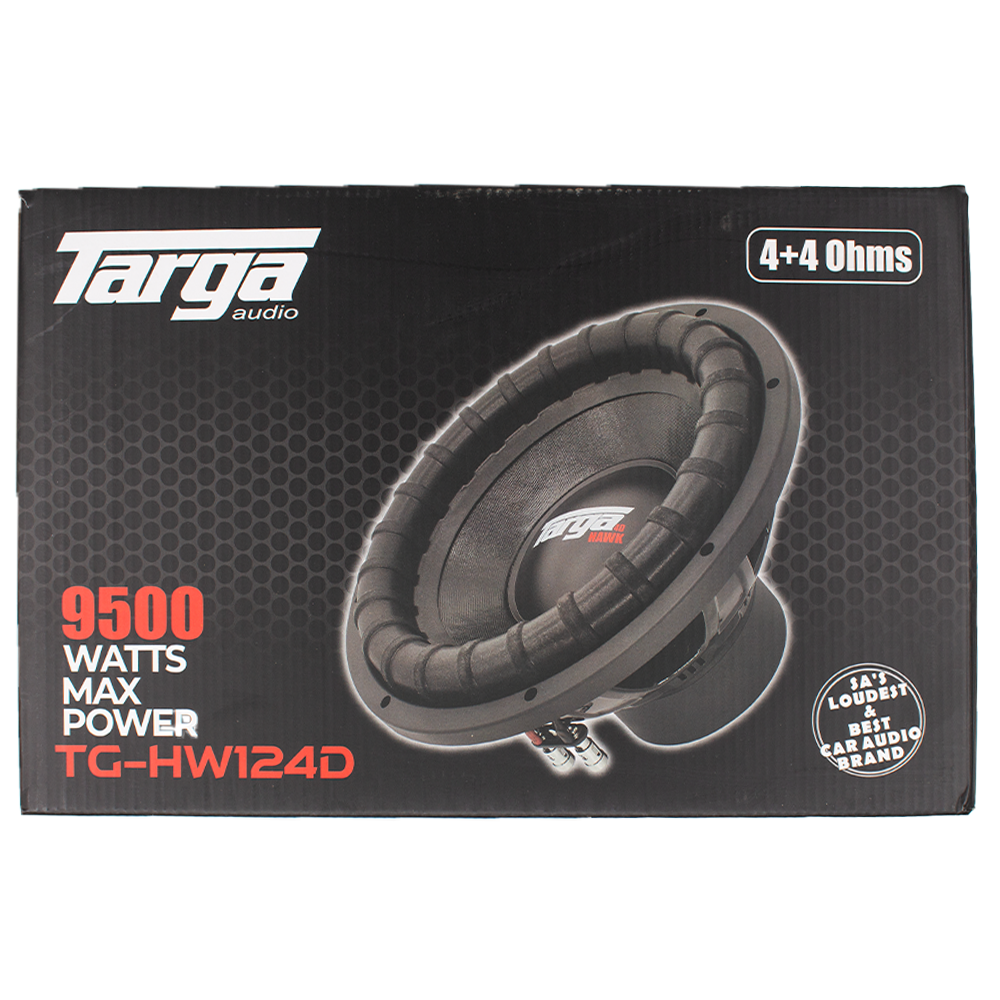 Targa 12'' 9500W HAWK Subwoofer [TG-HW124D]