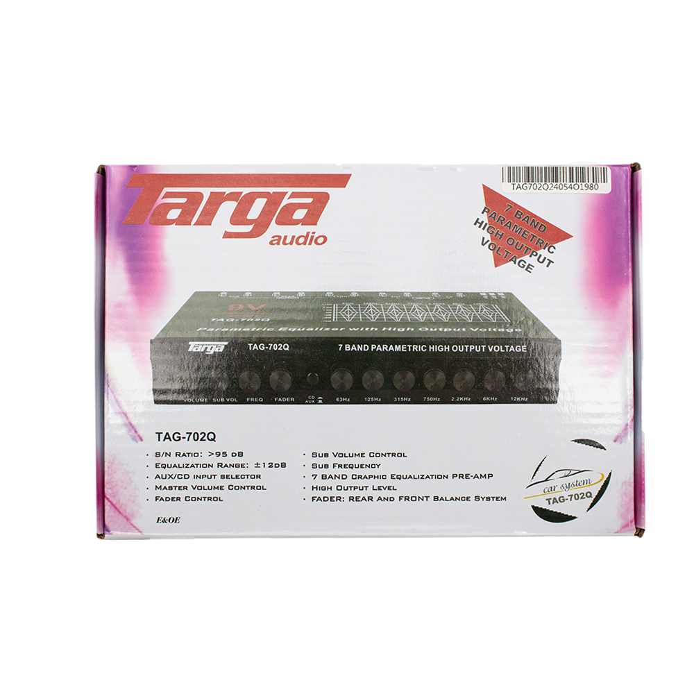 Targa 7'' Band Pre Amp Equalizer [TAG-702Q]