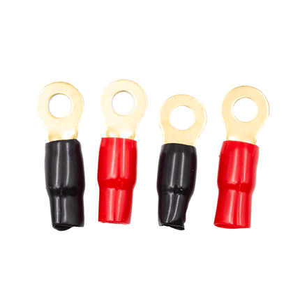 Targa 4 Gauge Ring Terminal Gold Plated [TRT - 4G] - Fastrak