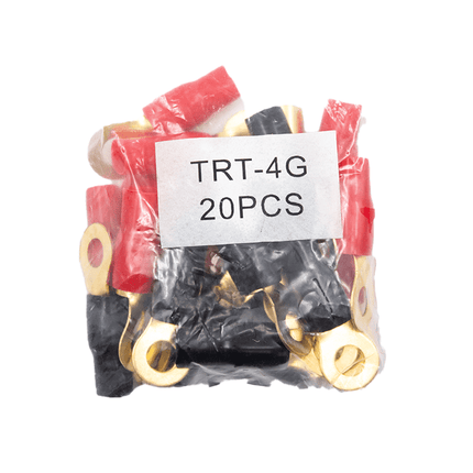 Targa 4 Gauge Ring Terminal Gold Plated [TRT - 4G] - Fastrak