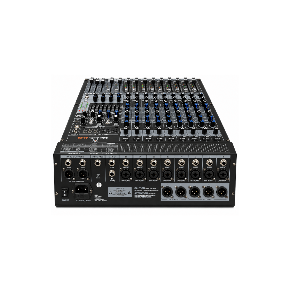 Astro Audio 8CH Desktop Mixer With USB [AA-E8] - Fastrak