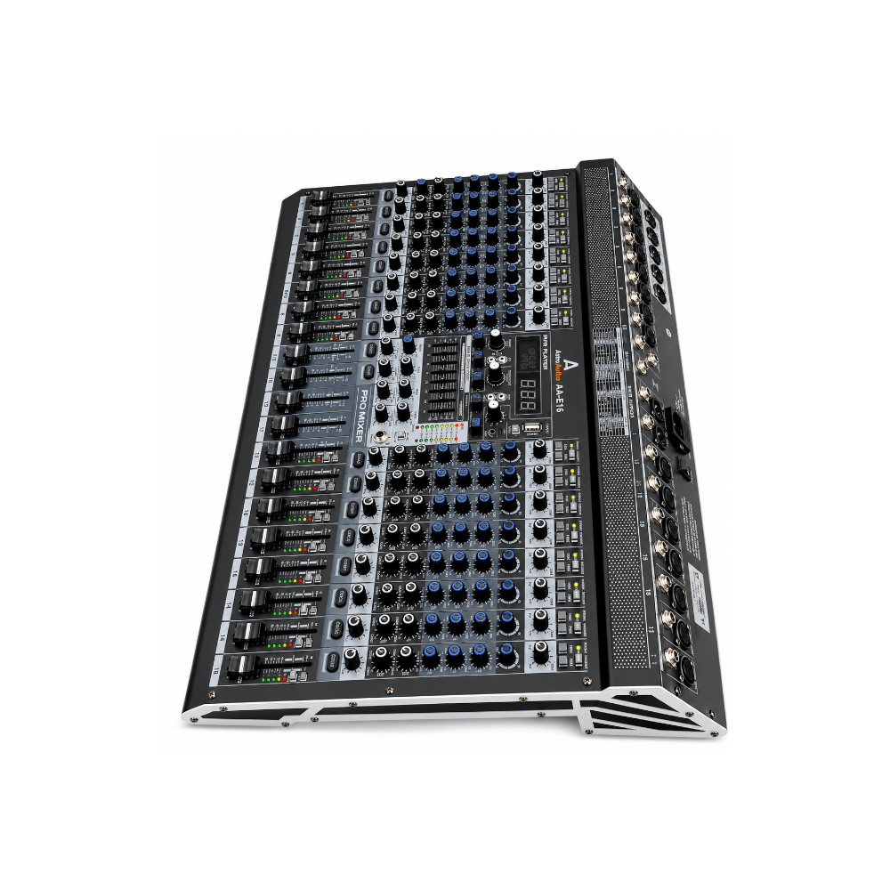Astro Audio 16CH Desktop Mixer With USB [AA-E16] - Fastrak